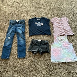 Lot of Abercrombie kids clothing